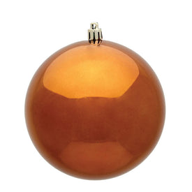 6" Copper Shiny Ball Ornaments 4-Pack