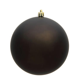 6" Gunmetal Matte Ball Ornaments 4-Pack