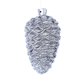 5.5" Pewter Antique Pinecone Ornaments 3 Per Pack