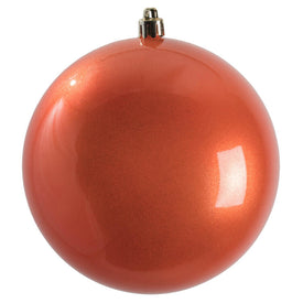 4.75" Coral Candy Ball Ornaments 4-Pack