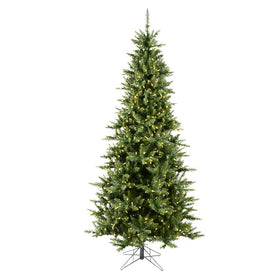 7.5' Pre-Lit Camden Fir Slim Artificial Christmas Tree with Warm White Dura-Lit LED Lights