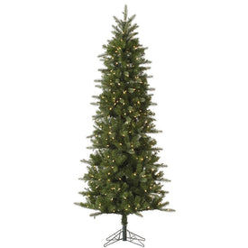 5.5' Pre-Lit Carolina Pencil Spruce Artificial Christmas Tree with Clear Dura-Lit Lights
