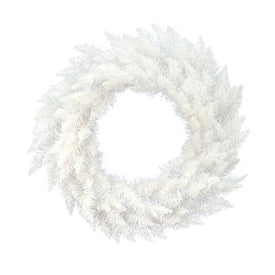 30" Sparkle White Spruce Artificial Christmas Wreath Unlit