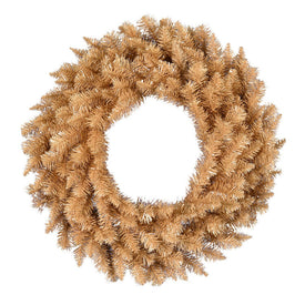 24" Unlit Gold Fir Artificial Wreath