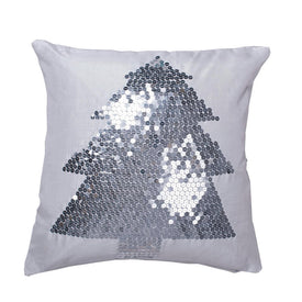 Sequin Tree 18" x 18" Throw Pillow with Insert