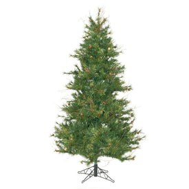 7.5' Unlit Mixed Country Pine Slim Artificial Christmas Tree