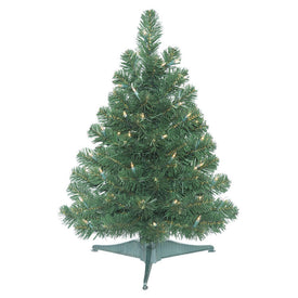 26" Pre-Lit Oregon Fir Artificial Christmas Tree with Clear Dura-Lit Lights