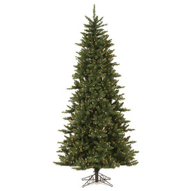 8.5' Pre-Lit Camden Fir Slim Artificial Christmas Tree with Clear Dura-Lit Lights