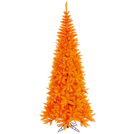 4.5' Unlit Orange Fir Artificial Christmas Tree