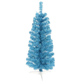 2' Pre-Lit Sky Blue Pencil Artificial Christmas Tree with 35 Blue Lights