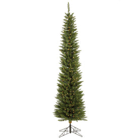 7.5' Durham Pole Pine Artificial Christmas Tree with Clear Dura-Lit Lights