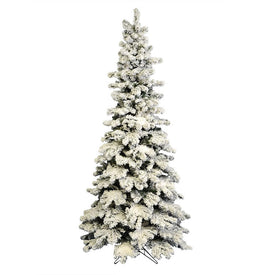6' Unlit Flocked Kodiak Spruce Artificial Christmas Tree without Lights