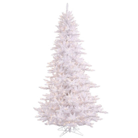 4.5' Pre-Lit White Fir Artificial Christmas Tree with 250 Warm White LED Lights