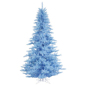3' Pre-Lit Sky Blue Fir Artificial Christmas Tree with 100 Blue Lights