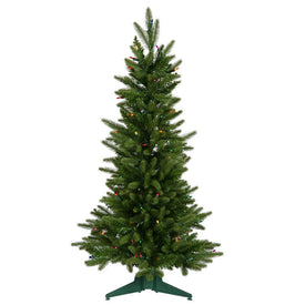 3' Pre-Lit Frasier Fir Artificial Christmas Tree with Multi-Colored Dura-Lit Lights