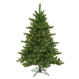 4.5' Pre-Lit Camden Fir Artificial Christmas Tree with Clear Dura-Lit Lights