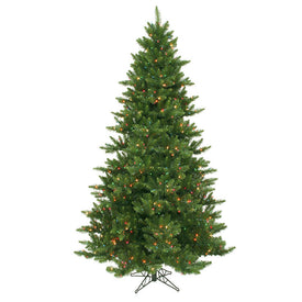 7.5' Pre-Lit Camden Fir Artificial Christmas Tree with Multi-Colored Dura-Lit Lights