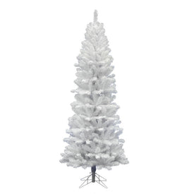 7.5' White Salem Pencil Pine Artificial Christmas Tree Unlit