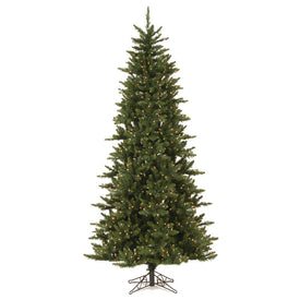 9.5' Pre-Lit Camden Fir Slim Artificial Christmas Tree with Clear Dura-Lit Lights