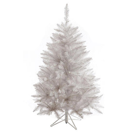 4.5' Sparkle White Spruce Artificial Christmas Tree Unlit