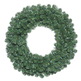 36" Unlit Oregon Fir Double Door Artificial Christmas Wreath
