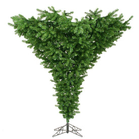 7.5' Unlit Upside Down Artificial Christmas Tree