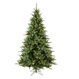 4.5' Pre-Lit Camden Fir Artificial Christmas Tree with Multi-Colored Dura-Lit LED Lights