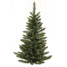 3' Pre-Lit Camden Fir Artificial Christmas Wall Tree with Clear Dura-Lit Lights
