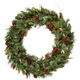 36" Unlit Cibola Mixed Berry Artificial Christmas Wreath