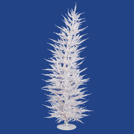 3' White Laser Artificial Christmas Tree with 50 Clear Lights