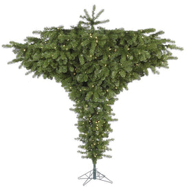 7.5' Pre-Lit Upside Down Artificial Christmas Tree with Warm White Dura-Lit LED Lights