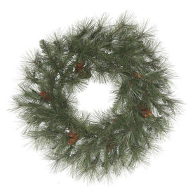 30" Unlit Nederland Mixed Pine Artificial Christmas Wreath