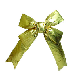 18" Gold Indoor Christmas Bow