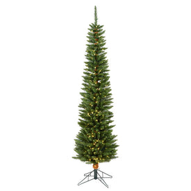 5.5' Durham Pole Pine Artificial Christmas Tree with Warm White LED Dura-Lit Lights