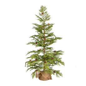 3' Unlit Cedar Pine Artificial Christmas Tree