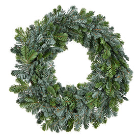 24" Unlit Medford Pine Artificial Wreath