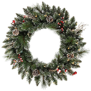 B166325LED Holiday/Christmas/Christmas Wreaths & Garlands & Swags