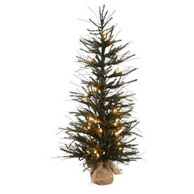 2.5' x 16" Pre-Lit Vienna Twig Artificial Christmas Tree with Warm White Dura-Lit LED Lights
