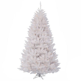 5.5' Sparkle White Spruce Artificial Christmas Tree with 450 Clear Lights