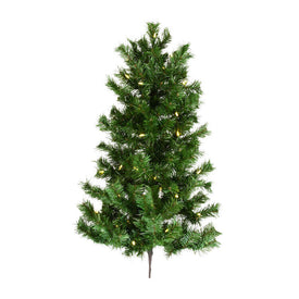 3' Pre-Lit Imperial Pine Artificial Christmas Wall Tree with Warm White Dura-Lit LED Lights