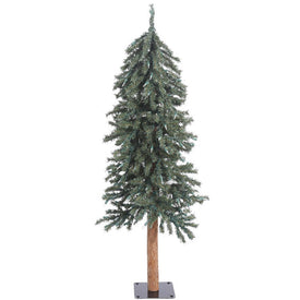 2', 3', 4' Unlit Natural Bark Alpine Artificial Christmas Trees Set of 3
