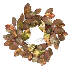 32" Mocha Magnolia Leaf Wreath