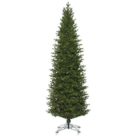 7.5' x 38" Pre-Lit Eagle Frasier Slim Artificial Christmas Tree with Warm White Dura-Lit LED Lights