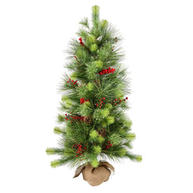 4' Unlit Morris Pine Artificial Christmas Tree