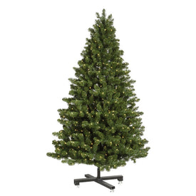7.5' Pre-Lit Grand Teton Artificial Christmas Tree with 750 Warm White Single-Mold LED Lights