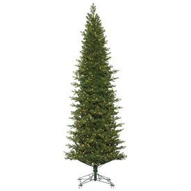 9' x 40" Pre-Lit Eagle Frasier Slim Artificial Christmas Tree with Clear Dura-Lit Lights