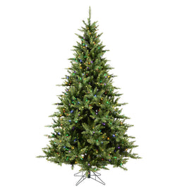 5.5' Pre-Lit Camden Fir Artificial Christmas Tree with Multi-Colored Dura-Lit LED Lights