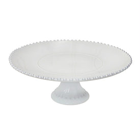 Pearl 13.5" Footed Plate