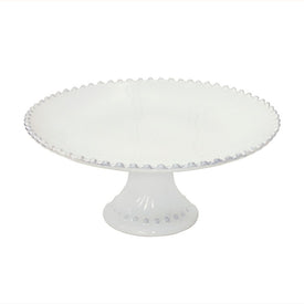 Pearl 11.25" Footed Plate