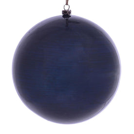6" Midnight Blue Wood Grain Ball Ornaments 3 Per Pack